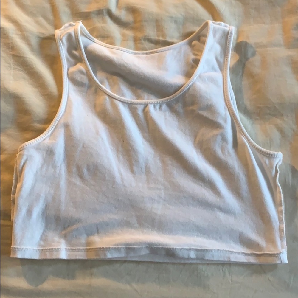 White crop tank